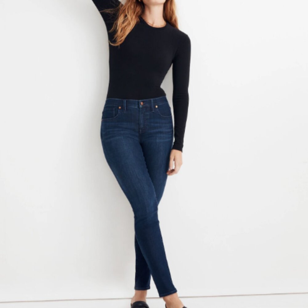 Madewell 8" Skinny Jeans in Amesbury Wash: TENCEL™ Denim Edition, 31